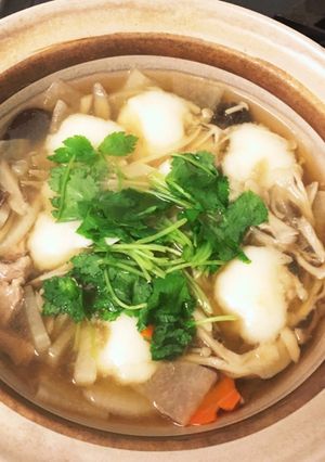 お鍋で雑煮-レシピのメイン写真