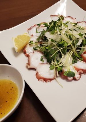 たこのカルパッチョ-レシピのメイン写真