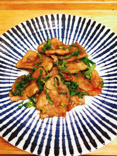 豚肉の梅しそ絡め-レシピのメイン写真