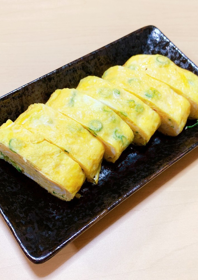 簡単☆ねぎの卵焼き-レシピのメイン写真