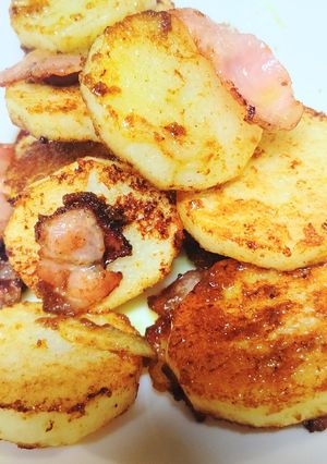 長いもとベーコンのカレー炒め-レシピのメイン写真