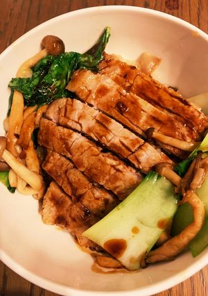 甘辛ソースのトンテキ丼-レシピのメイン写真