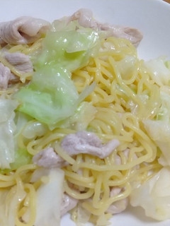 白だしであっさり☆和風☆塩やきそば-レシピのメイン写真
