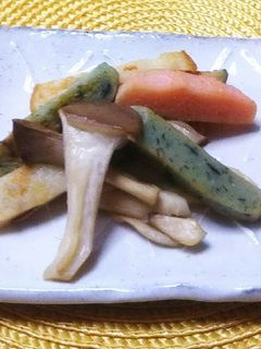 てんぷらときのこの焦がし醤油炒め-レシピのメイン写真
