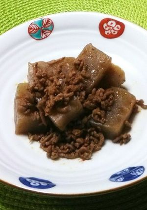 挽肉とこんにゃくのピリ辛炒め-レシピのメイン写真