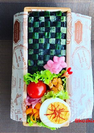 大人のキャラ弁 鬼滅シリーズ1【炭治郎】-レシピのメイン写真