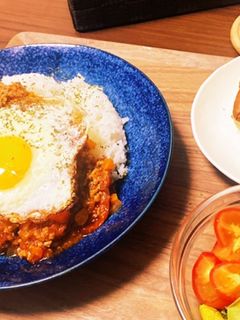 ミートソース丼-レシピのメイン写真