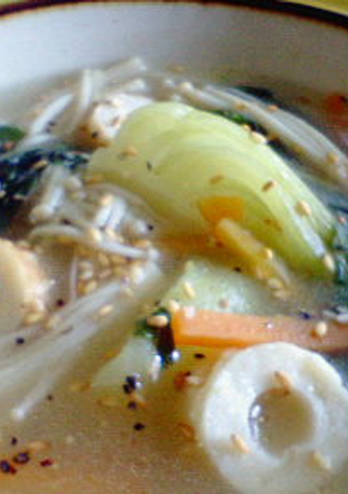 青梗菜とえのきの中華スープ-レシピのメイン写真