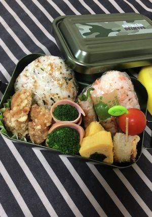 男子中学生弁当★おにぎり弁当　5-レシピのメイン写真