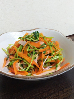 豆苗の爽やか中華サラダ-レシピのメイン写真