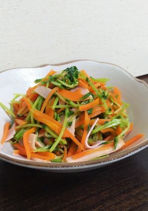 豆苗の爽やか中華サラダ-レシピのメイン写真