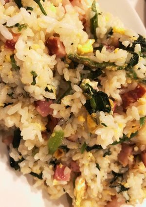 美味しい！ほうれん草入りチャーハン♪-レシピのメイン写真