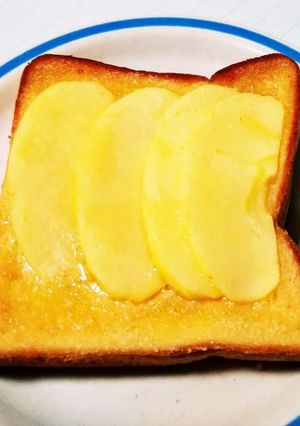 焼きリンゴトースト-レシピのメイン写真