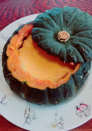 坊ちゃんかぼちゃの丸ごとプリン-レシピのメイン写真