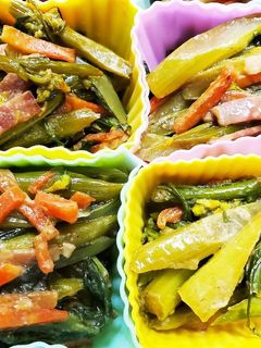 アスパラ菜のからしマヨ炒め-レシピのメイン写真