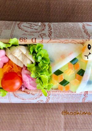 大人のキャラ弁 鬼滅シリーズ12【錆兎】-レシピのメイン写真