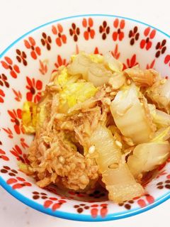 レンチン!白菜とツナの和え物-レシピのメイン写真