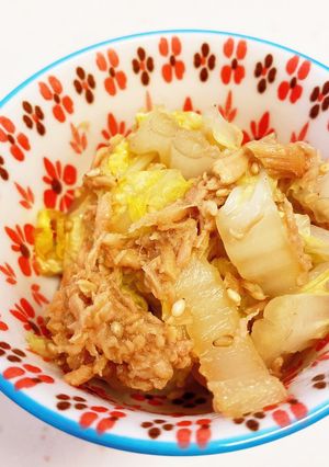 レンチン！白菜とツナの和え物-レシピのメイン写真