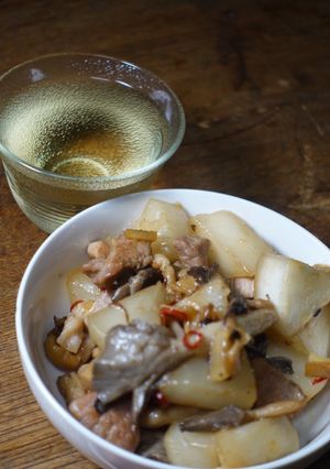 カブと平茸の酒蒸し-レシピのメイン写真