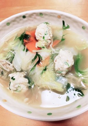 鶏団子塩鍋-レシピのメイン写真