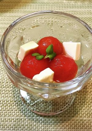 ☆ミニトマトとクリームチーズの甘酢和え-レシピのメイン写真