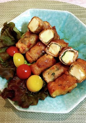 ☆厚揚げと大葉の豚肉巻き-レシピのメイン写真