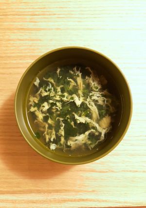 みじん切りほうれん草とシラスのスープ-レシピのメイン写真