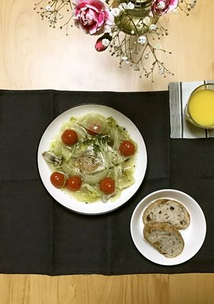 アサリ無し。鯛のアクアパッツァ-レシピのメイン写真