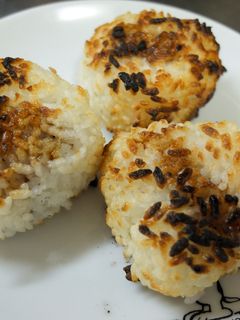 父のガリガリ焼きおにぎり-レシピのメイン写真