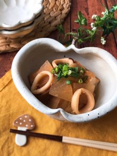 絶品♡いかと厚揚げと大根の煮物-レシピのメイン写真