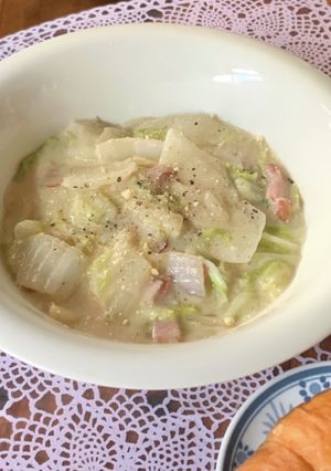 クリーム白菜-レシピのメイン写真