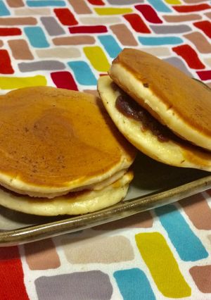 超簡単☆餡子から作るふわふわどら焼♫-レシピのメイン写真