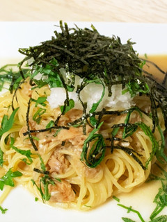でこさんの大根おろしとツナめんつゆパスタ-レシピのメイン写真
