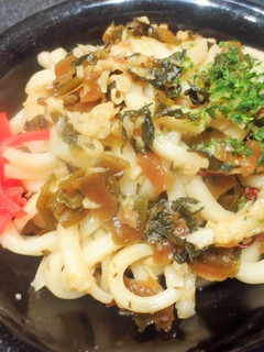 超簡単!ザーサイと揚げ玉の混ぜうどん-レシピのメイン写真