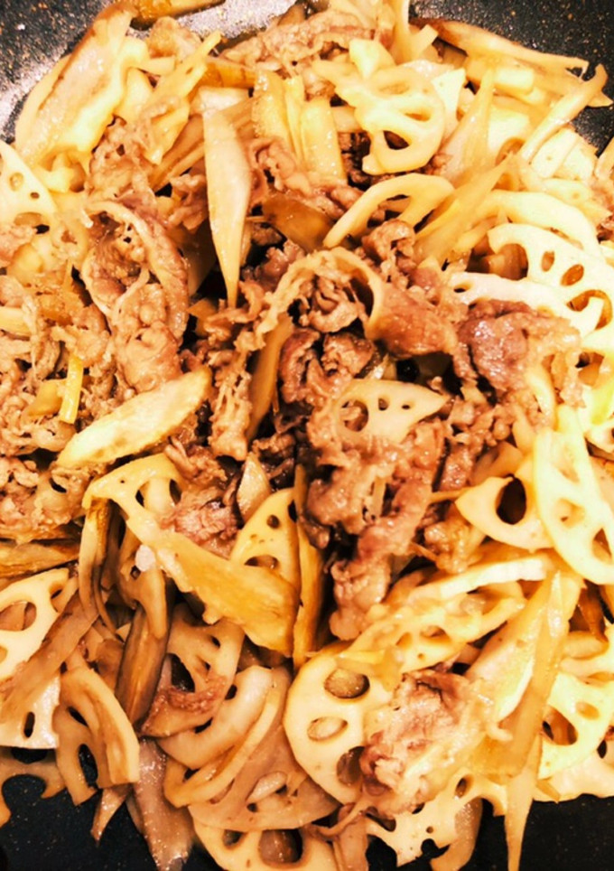 しぐれ煮 ごぼうと蓮根と牛肉-レシピのメイン写真