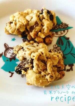 かんたん！玄米グラノーラと米粉のクッキー-レシピのメイン写真