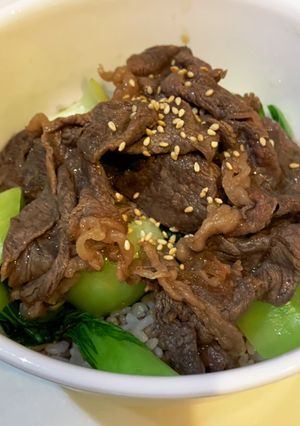 チンゲン菜の焼肉丼-レシピのメイン写真