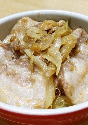 豚ばらガリジン焼き丼♪-レシピのメイン写真