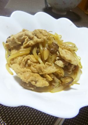 豚肉・もやし・椎茸の中華炒め-レシピのメイン写真