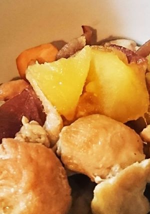 鶏肉とさつまいものメープルシロップ煮-レシピのメイン写真
