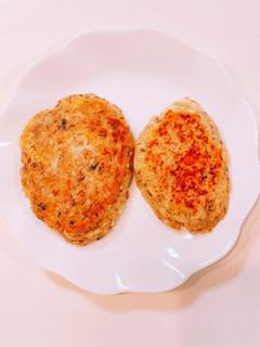 サバ水煮in豆腐おからバーグ-レシピのメイン写真