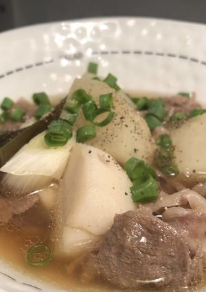 里芋と牛肉の韓国スープ　トランタン-レシピのメイン写真