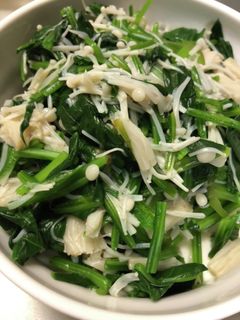 ほうれん草とえのき茸の酢味噌和え-レシピのメイン写真