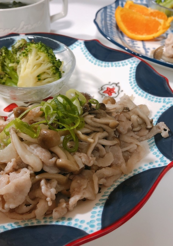 豚バラとしめじの塩炒め-レシピのメイン写真