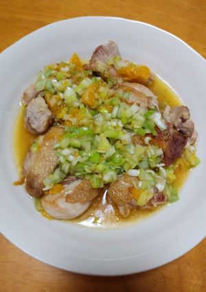 鶏もものネギ塩みかんダレ-レシピのメイン写真