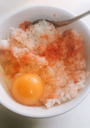 魚卵と鶏卵の出会い♥明太子玉子かけご飯！-レシピのメイン写真