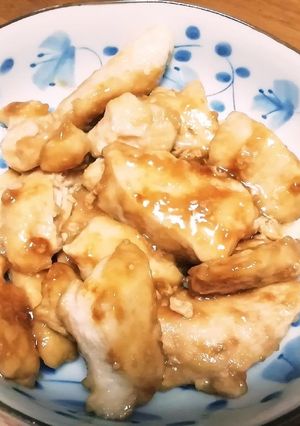 ダイエット向き♡鶏むね肉の照り焼き-レシピのメイン写真