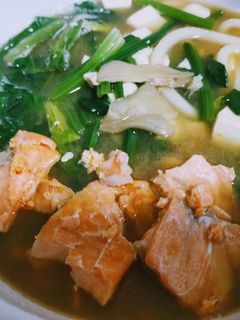 秋のおうどん 鮭と舞茸で-レシピのメイン写真