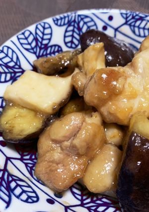 鶏ももとナスとエリンギのさっぱり煮-レシピのメイン写真