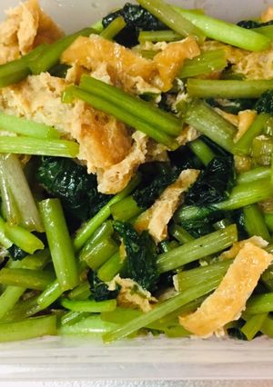 旬なわさび菜で無限ご飯-レシピのメイン写真